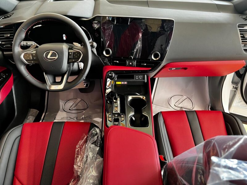 2026 LEXUS NX350 2.4 Litres Turbocharged 4 Cylinders Petrol Engine White Red SUV GCC Specs