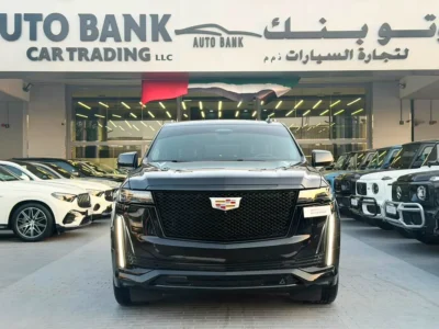2023 Cadillac Escalade Sport Platinum 8 Cylinders petrol Engine Black Maroon SUV GCC Specs