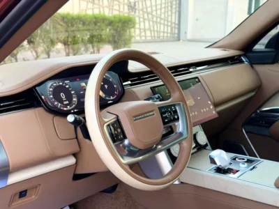 2023 Land Rover Range Rover SV 8 Cylinders Petrol Engine Maroon Tan SUV GCC Specs