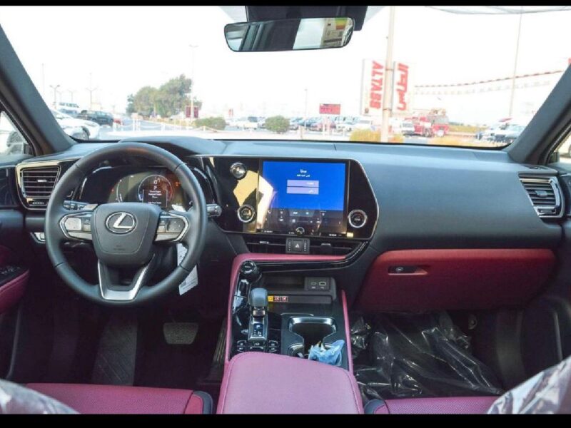 2026 LEXUS NX350 2.4 Litres Turbocharged 4 Cylinders Petrol Engine Grey Red SUV GCC Specs