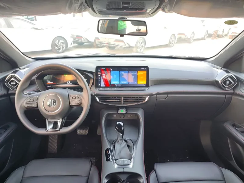 2025 MG MG5 1.5L 180 DVVT 4 Cylinders Petrol Engine Grey Black Sedan GCC Full Option