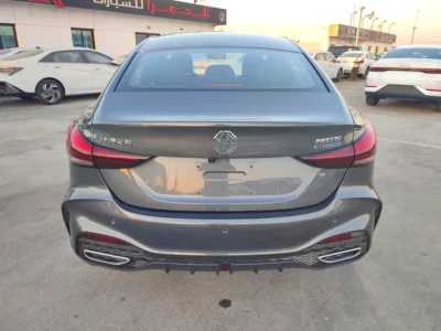2025 MG MG5 1.5L 180 DVVT 4 Cylinders Petrol Engine Grey Black Sedan GCC Full Option