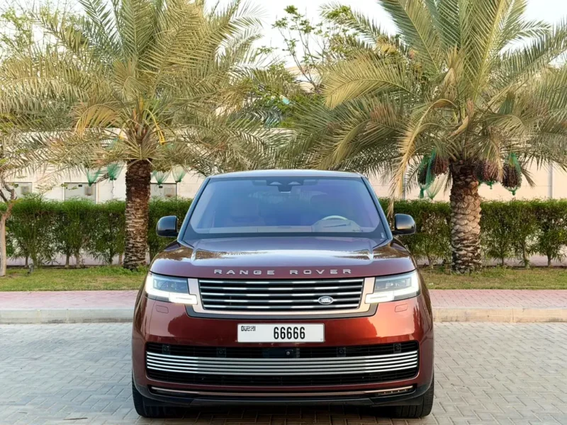 2023 Land Rover Range Rover SV 8 Cylinders Petrol Engine Maroon Tan SUV GCC Specs