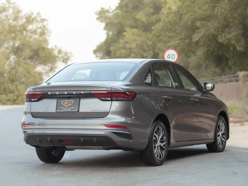 2024 Geely Emgrand GS 1.5 Litres 4 Cylinders Petrol engine Grey White Sedan GCC Specs