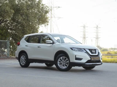 2022 Nissan X-Trail S 2.5 Litres 4 Cylinders Petrol Engine White Beige SUV GCC Specs