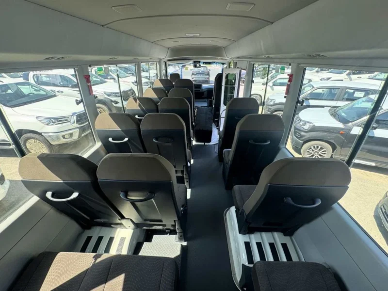 2026 Toyota Coaster 4.2 Litres V6 DIESEL Engine White Brown Van 23 STR MT GCC Specs