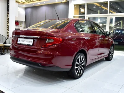 2017 Dodge Neon SE 4 Cylinders Petrol Engine Red Beige Sedan GCC Specs Automatic
