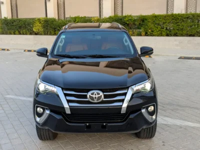 2019 Toyota Fortuner VXR 4 Cylinders Diesel Engine Black Brown SUV GCC Specs Full Option