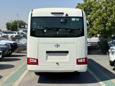 2026 Toyota Coaster 4.2 Litres V6 DIESEL Engine White Brown Van 23 STR MT GCC Specs