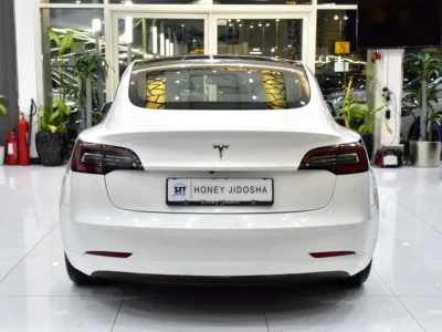 2021 Tesla Model 3 Standard Plus Electric Vehicle White Sedan 350 - 450 KM Range US Specs