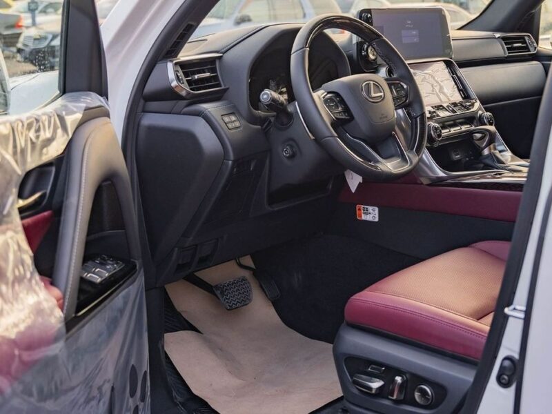 2026 Lexus LX 600 3.5 Litres Twin Turbo V6 Petrol Engine White Red SUV GCC Specs