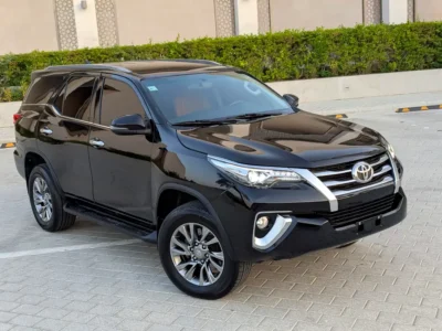 2019 Toyota Fortuner VXR 4 Cylinders Diesel Engine Black Brown SUV GCC Specs Full Option