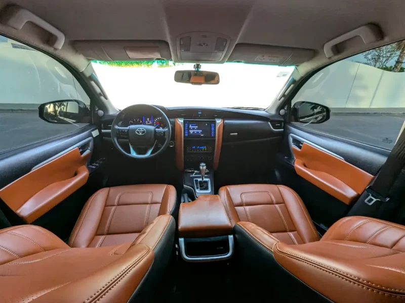 2019 Toyota Fortuner VXR 4 Cylinders Diesel Engine Black Brown SUV GCC Specs Full Option