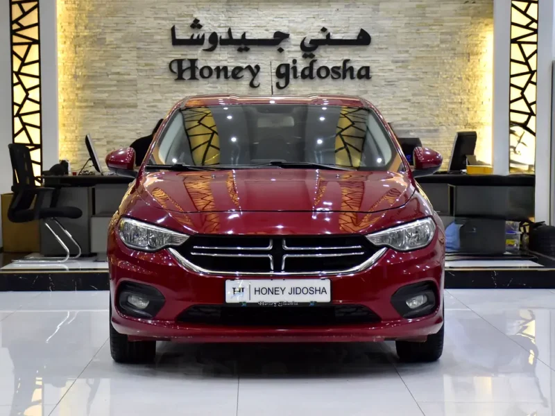 2017 Dodge Neon SE 4 Cylinders Petrol Engine Red Beige Sedan GCC Specs Automatic