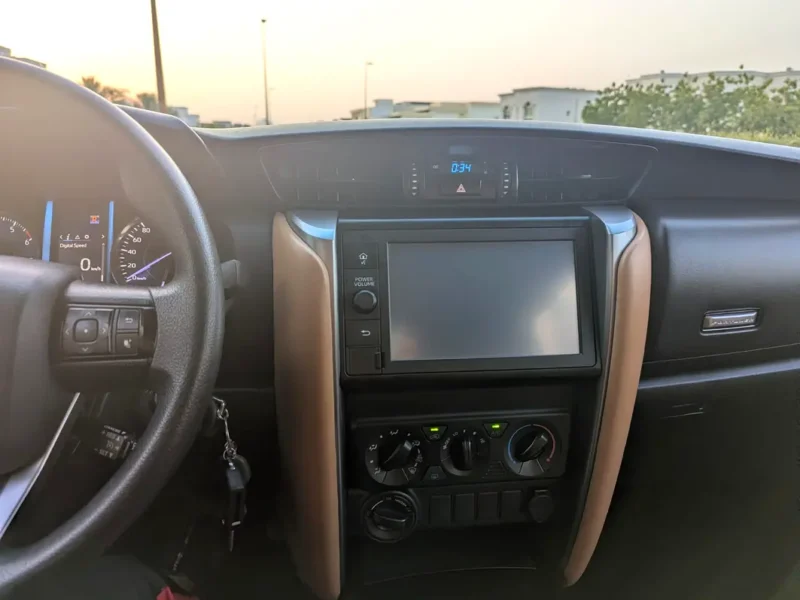 2023 Toyota Fortuner EXR 2.7L 4-Cylinder Petrol Engine Silver Beige SUV GCC Specs