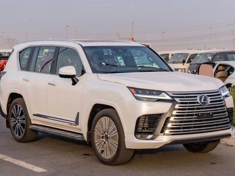 2026 Lexus LX 600 3.5 Litres Twin Turbo V6 Petrol Engine White Red SUV GCC Specs