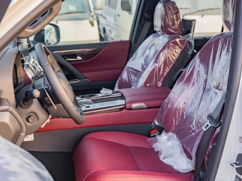 2026 Lexus LX 600 3.5 Litres Twin Turbo V6 Petrol Engine White Red SUV GCC Specs