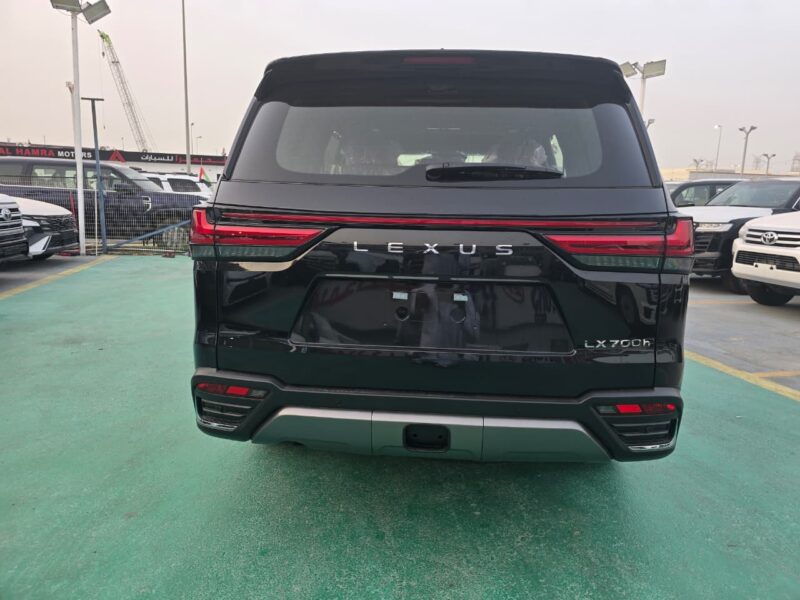 2026 Lexus LX700h 3.5 Litres TWIN TURBO HYBRID Engine Black Red SUV GCC Specs