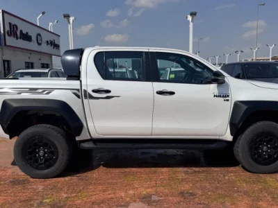 2026 Toyota Hilux GR SPORT ADVENTURE 4.0: 6 Cylinders Petrol Engine White Black Pickup Truck