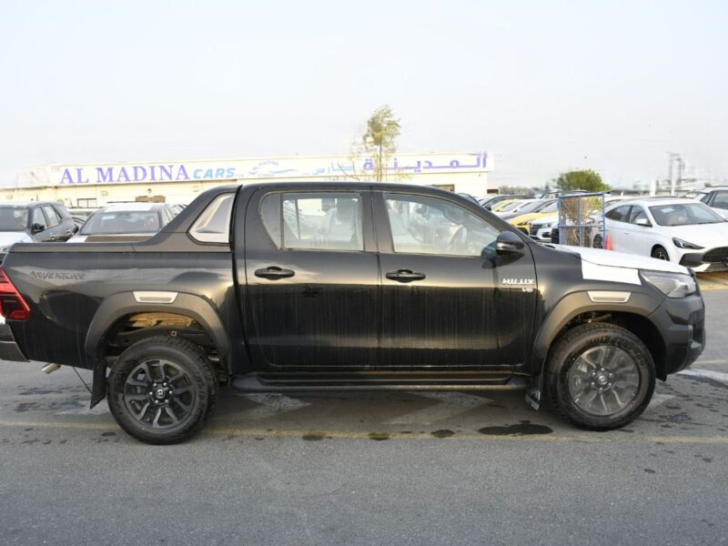 2026 Toyota Hilux Adventure 4.0 Litres V6 Petrol Engine Black Pickup Truck GCC Specs