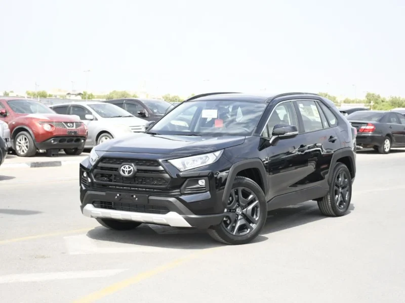 2025 Toyota RAV 4 Adventure 2.5 Litres 4 cylinders Petrol Engine Black White SUV GCC