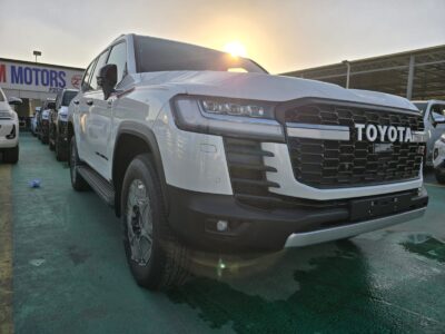 2026 Toyota Land Cruiser LC300 GR Sport 3.5L V6 Twin-Turbo Hybrid Engine White Red SUV GCC