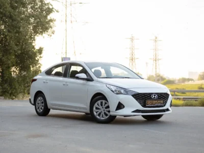 2023 Hyundai Accent Smart 1.6 Litres 4 Cylinders Petrol Engine White Grey Sedan GCC Specs