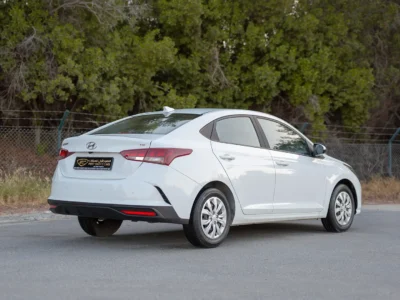 2023 Hyundai Accent Smart 1.6 Litres 4 Cylinders Petrol Engine White Grey Sedan GCC Specs