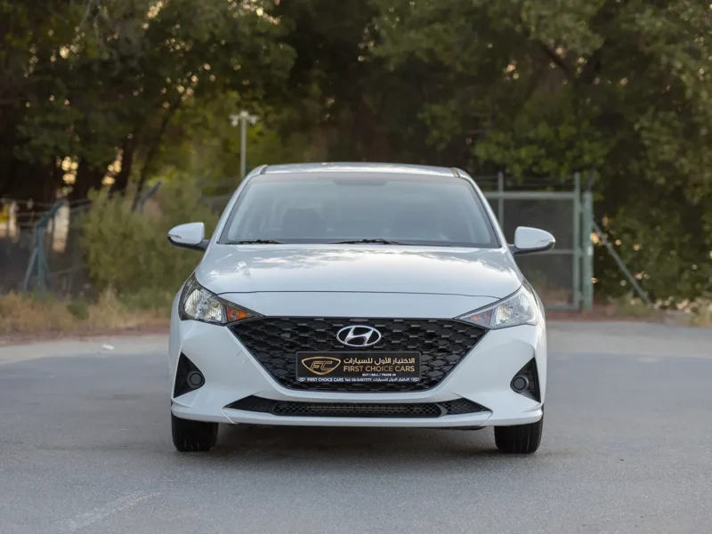 2023 Hyundai Accent Smart 1.6 Litres 4 Cylinders Petrol Engine White Grey Sedan GCC Specs