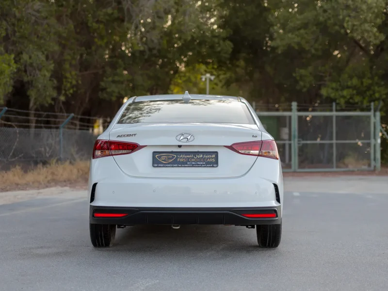 2023 Hyundai Accent Smart 1.6 Litres 4 Cylinders Petrol Engine White Grey Sedan GCC Specs