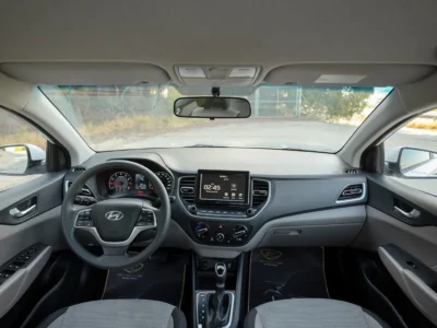 2023 Hyundai Accent Smart 1.6 Litres 4 Cylinders Petrol Engine White Grey Sedan GCC Specs