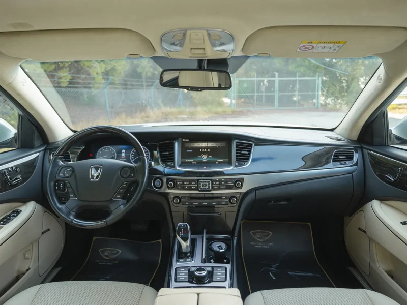 2014 Hyundai Centennial VS500 5.0 Litres 8 Cylinders Petrol Engine Silver Beige Sedan GCC