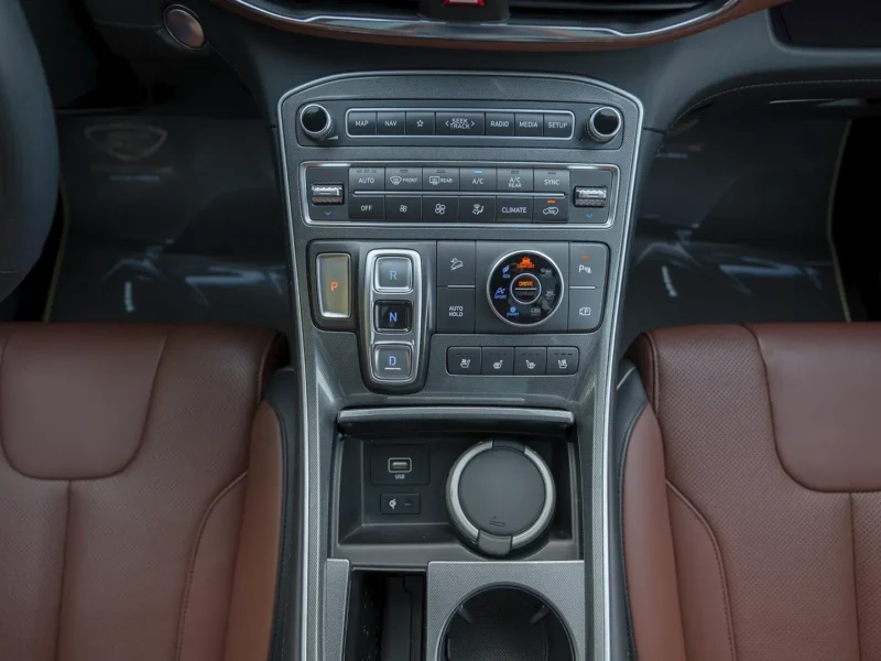 2023 Hyundai Santa Fe Premium Plus 3.5 Litres 6 Cylinders Petrol Engine Grey Brown SUV GCC