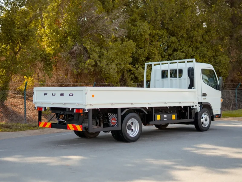 2023 Mitsubishi Canter Cargo Body 4.2L 4 Cylinders Engine White Grey Truck GCC Specs