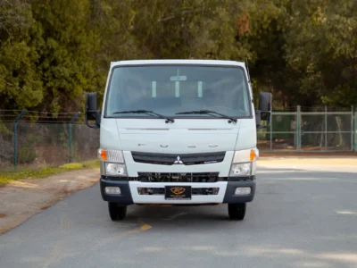 2023 Mitsubishi Canter Cargo Body 4.2L 4 Cylinders Engine White Grey Truck GCC Specs