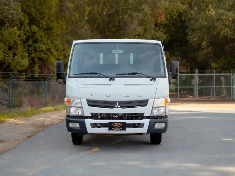 2023 Mitsubishi Canter Cargo Body 4.2L 4 Cylinders Engine White Grey Truck GCC Specs