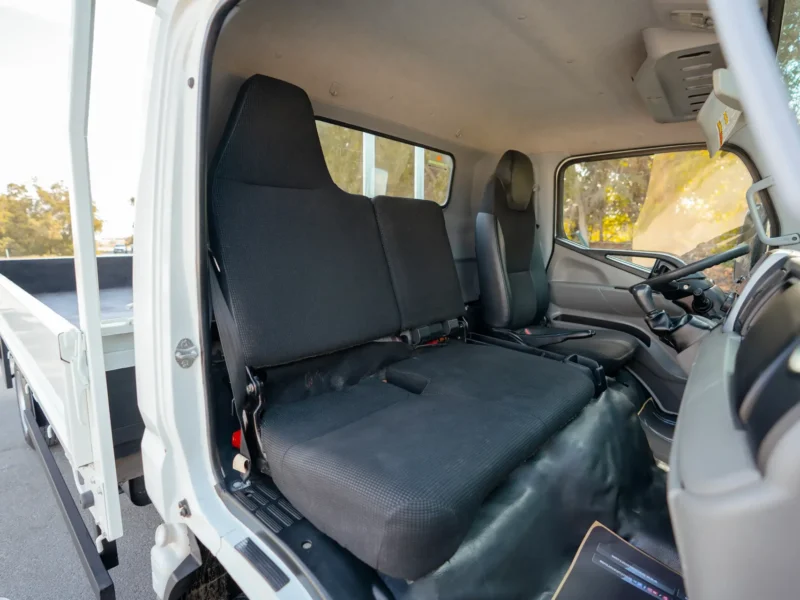 2023 Mitsubishi Canter Cargo Body 4.2L 4 Cylinders Engine White Grey Truck GCC Specs