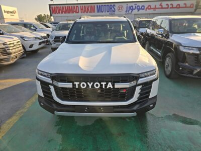 2026 Toyota Land Cruiser LC300 GR Sport 3.5L V6 Twin-Turbo Hybrid Engine White Red SUV GCC