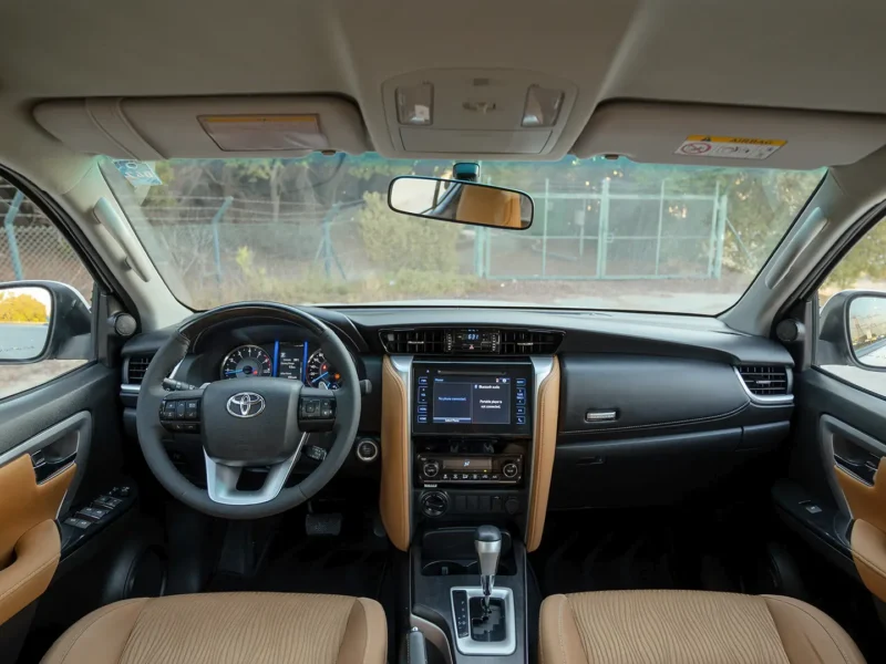 2020 Toyota Fortuner GXR 4.0 Litres 6-cylinder Petrol Engine White Brown SUV GCC Specs