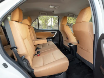 2020 Toyota Fortuner GXR 4.0 Litres 6-cylinder Petrol Engine White Brown SUV GCC Specs