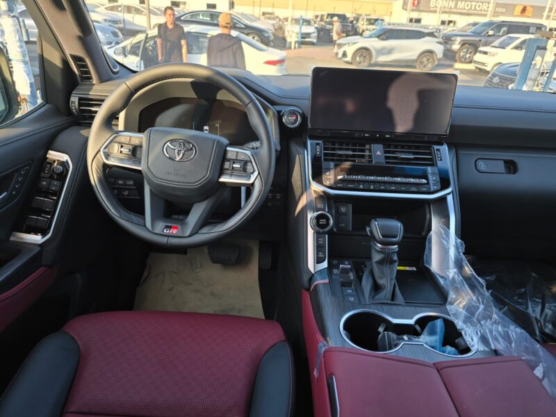 2026 Toyota Land Cruiser LC300 GR Sport 3.5L V6 Twin-Turbo Hybrid Engine White Red SUV GCC
