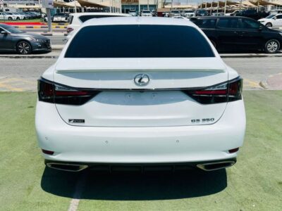 2019 LEXUS GS350 F-SPORT 3.5 Litres V6 Petrol Engine White Red Sedan American Specs
