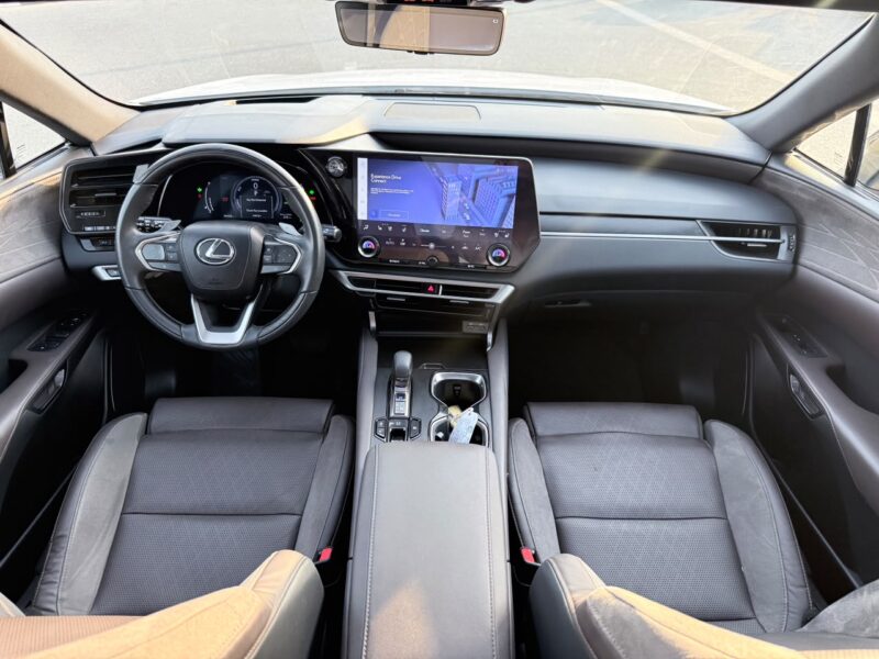 2024 LEXUS RX 350H LUXURY 2.5 Litres V4 Petrol Hybrid Engine White Black Sedan Full Option