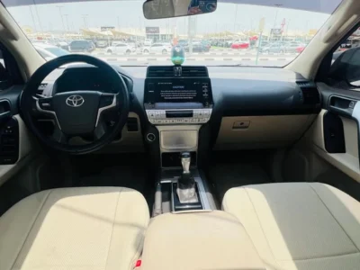 2021 Toyota Prado GXR 4.0 Litres V6 Petrol Engine White Beige SUV GCC Specs FULL OPTIONS