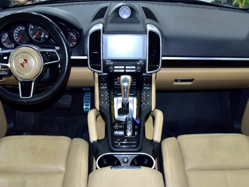 2018 Porsche Cayenne Standard 6 Cylinders Petrol Engine Brown Beige SUV American Specs