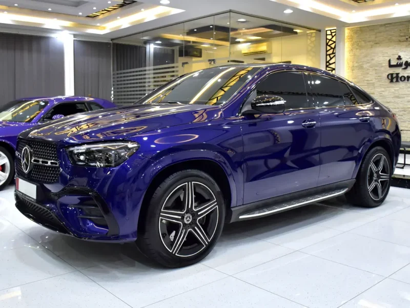 2025 Mercedes-Benz GLE-Class GLE 450 4MATIC 6 Cylinders Petrol Engine Blue Brown SUV GCC