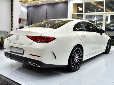 2019 Mercedes-Benz CLS-Class CLS 350 4 Cylinders Petrol Engine White Red Sedan GCC Specs