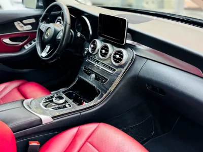 2017 Mercedes-Benz C-Class C200 Facelifted into 2021 Full Kit AMG C63S Grey Red Sedan