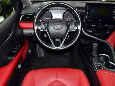 2022 Toyota Camry Sport 6 Cylinders Petrol Engine Brown Red Sedan GCC Specs Automatic