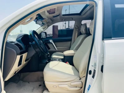 2021 Toyota Prado GXR 4.0 Litres V6 Petrol Engine White Beige SUV GCC Specs FULL OPTIONS